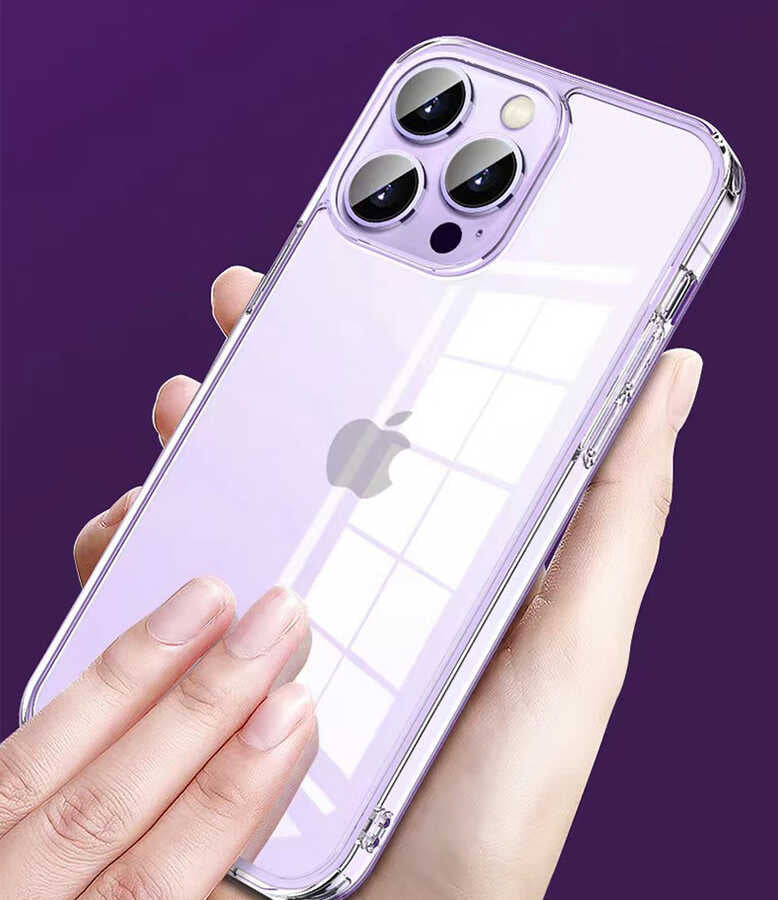 Wiwu ZCC-108 Concise Serisi iPhone 14 Pro Max Şeffaf Airbag Tasarımlı Telefon Kılıfı - 2 Wiwu ZCC-108 Concise Serisi iPhone 14 Pro Max Şeffaf Airbag Tasarımlı Telefon Kılıfı - 2